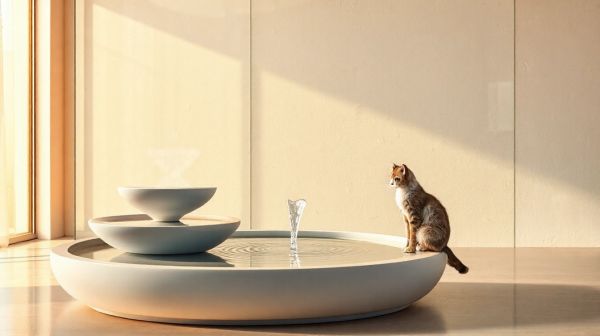 Top 5 fontaines à eau silencieuses et élégantes pour chats