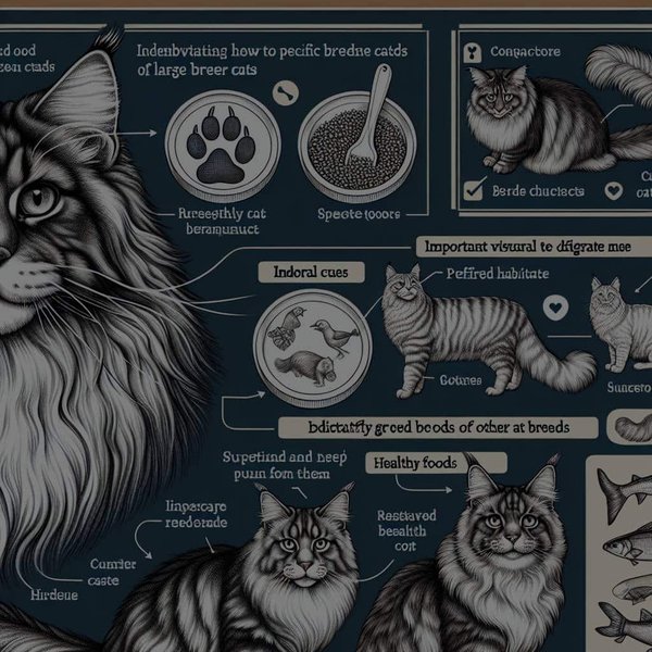 Comment identifier les besoins spécifiques des chats de grandes races comme le Maine Coon ?